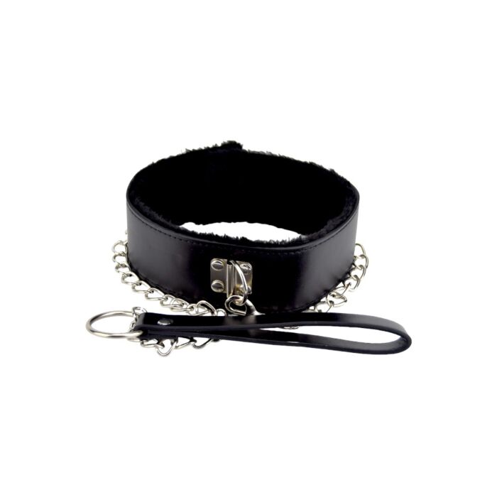 Σύστημα Περιορισμού Bound to Please Furry Collar με Λουρί Σύστημα Περιορισμού Bound to Please Furry Collar με Λουρί