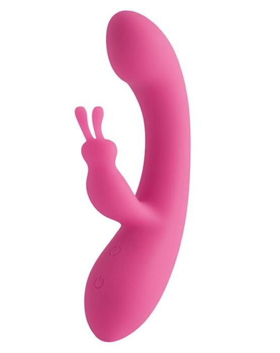 Δονητής S Pleasures Velvet Love Bunny Διπλής Διέγερσης