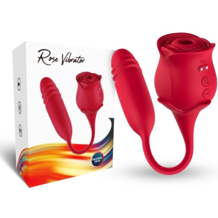 ARMONY - ROSEKNIGTH CLITORIS SUCKER & VIBRATOR RED ARMONY - ROSEKNIGTH CLITORIS SUCKER & VIBRATOR RED