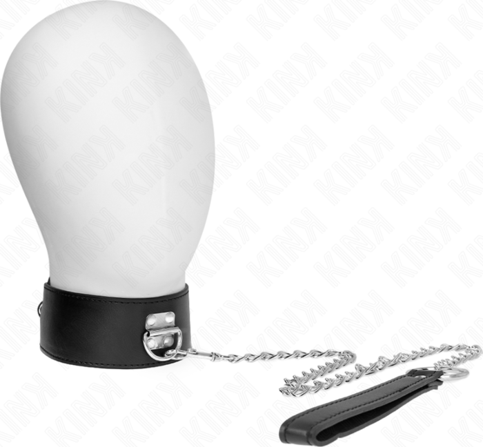 Collar con Correa KINK Ajustable Negro 65 cm