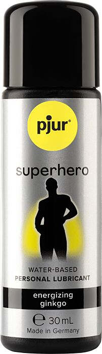 Lubricante Pjur Superhero Glide 30 ml con Ginkgo Lubricante Pjur Superhero Glide 30 ml con Ginkgo
