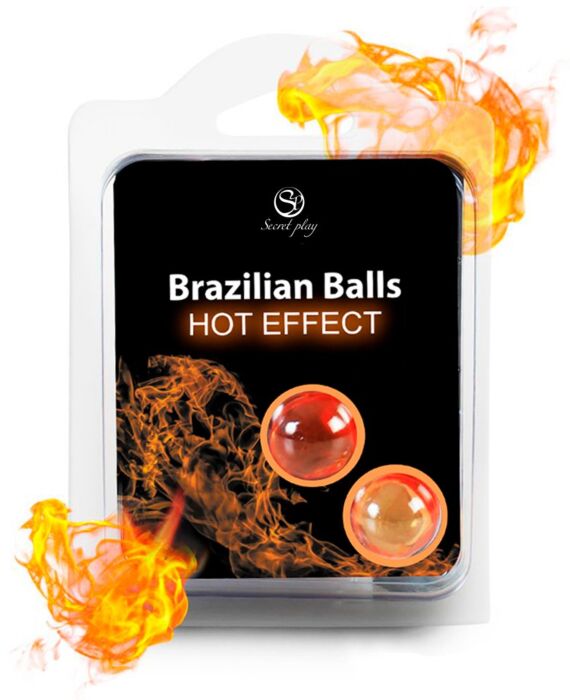 Λιπαντικό SECRETPLAY Brazilian Balls με ζεστό εφέ