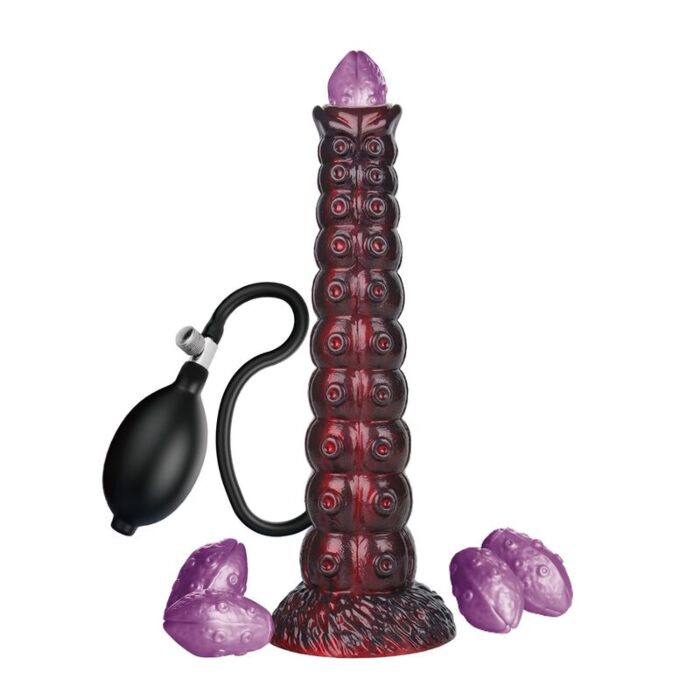 POWER MONSTERS - VOIDCLAW BRUTE BICOLOR INFLATABLE FANTASY SILICONE DILDO 29 CM Ø 5.7 CM POWER MONSTERS - VOIDCLAW BRUTE BICOLOR INFLATABLE FANTASY SILICONE DILDO 29 CM Ø 5.7 CM