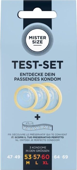 Preservativos Mister Size Test Set - Tallas Perfectas