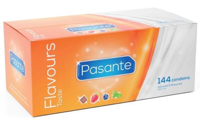 Προφυλακτικά PASANTE με γεύσεις 144 Τεμάχια