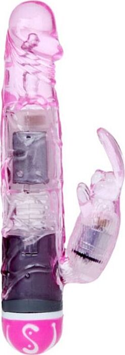 Vibrador Rabbit Baile Multivelocidad con Estimulador Clitorial