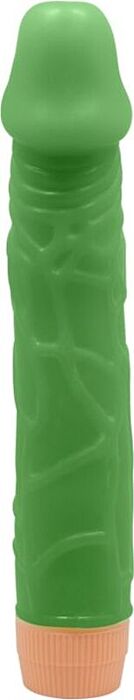 Vibrador Realístico Baile 22.5 cm Verde - Satisfacción Plena