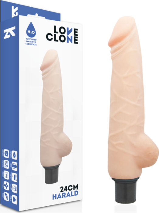 Vibrador Realístico LOVECLONE Harald con Autolubricación