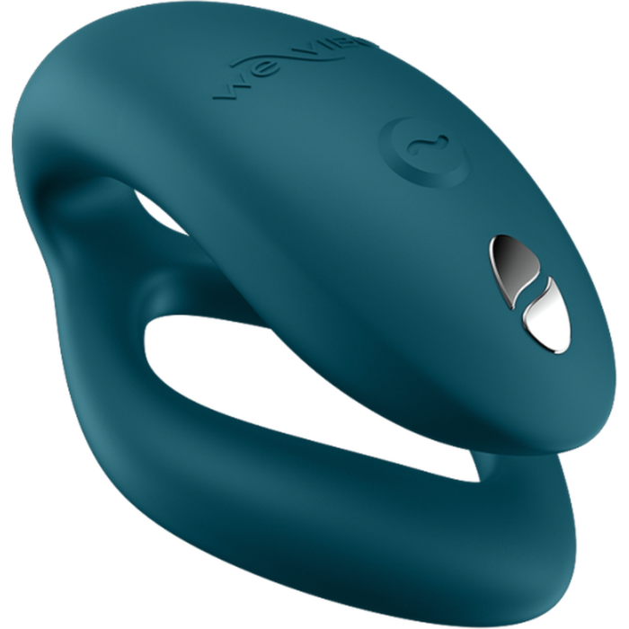 Ρυθμιζόμενος δονητής ζευγαριών WE-VIBE SYNC 2 σε βελούδινο πράσινο