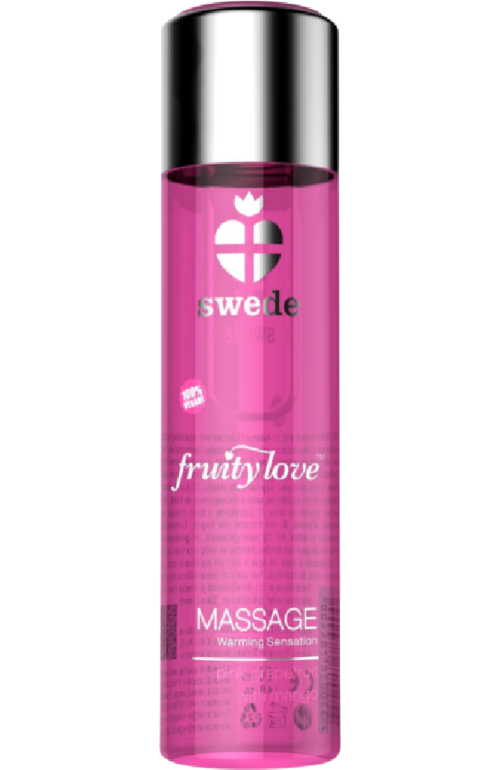 Λάδι Μασάζ Swede Fruity Love με Θερμαντική Επίδραση