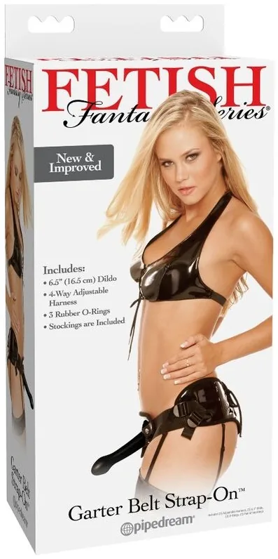 Το κουτί του Fetish Fantasy Garter Belt Strap-On
