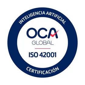 Σήμα πιστοποίησης της OCA για το ISO/IEC 42001